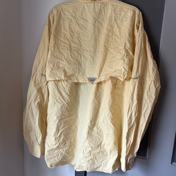 Columbia Men's Light Yellow Shirt Jacket - Picture 2 of 9